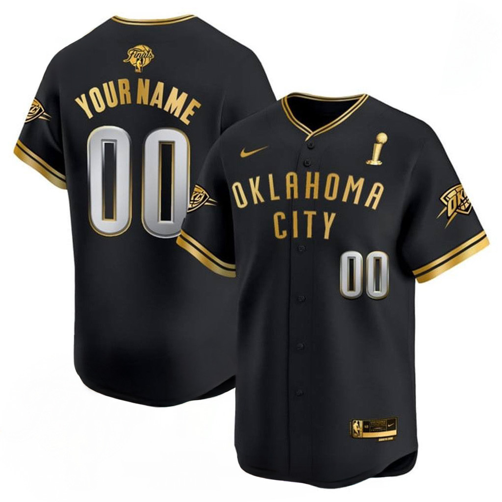 Oklahoma City Thunder 2025 Champions Special Edition Baseball Jersey