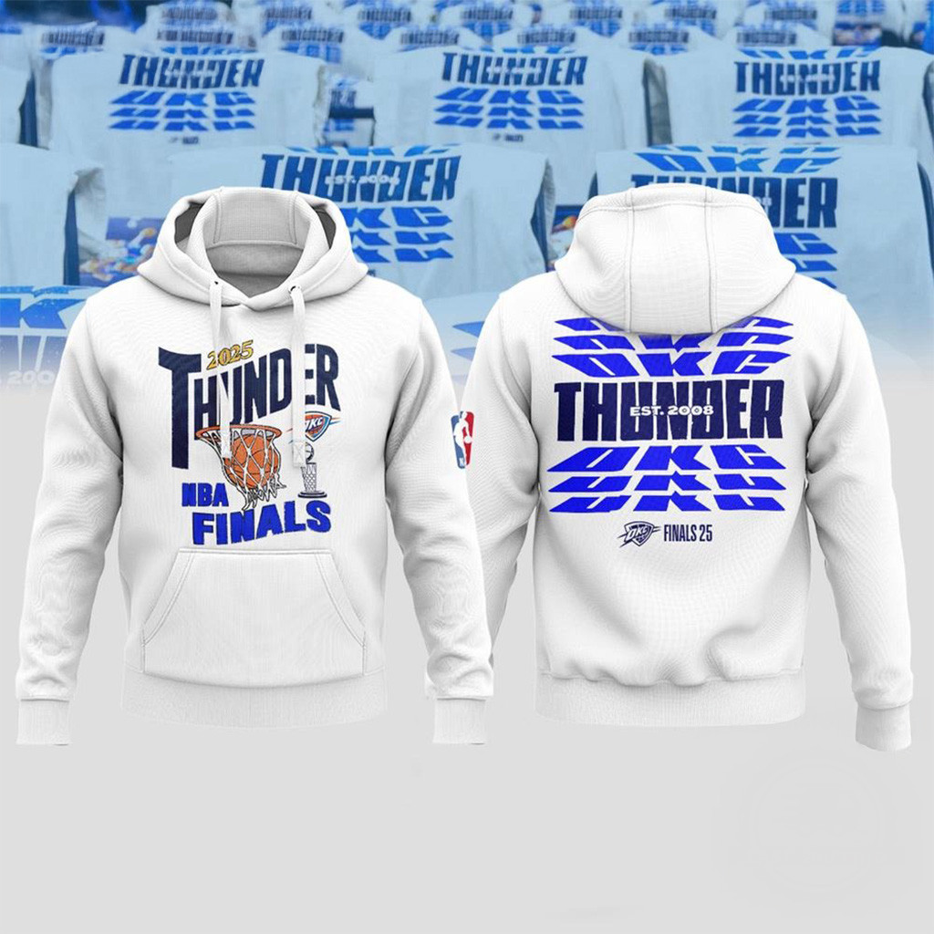 Oklahoma City Thunder 2025 NBA Final Hoodie OKC Merch Gifts For Basketball Fan