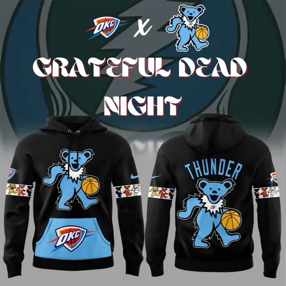 OKT Grateful Dead Night Hoodie Good Gifts For Basketball Fans