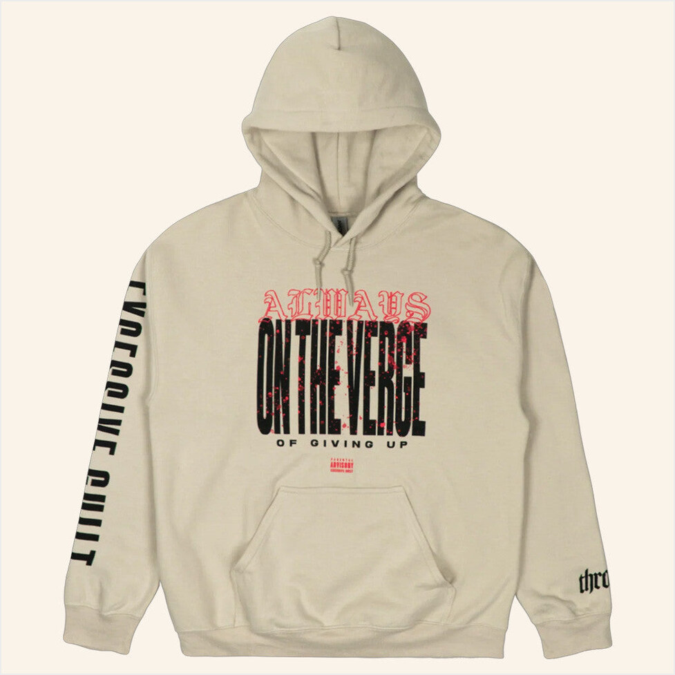 On The Verge Sand Hoodie Thrown Merch Presents For Boyfriend BFF Birthday Gifts