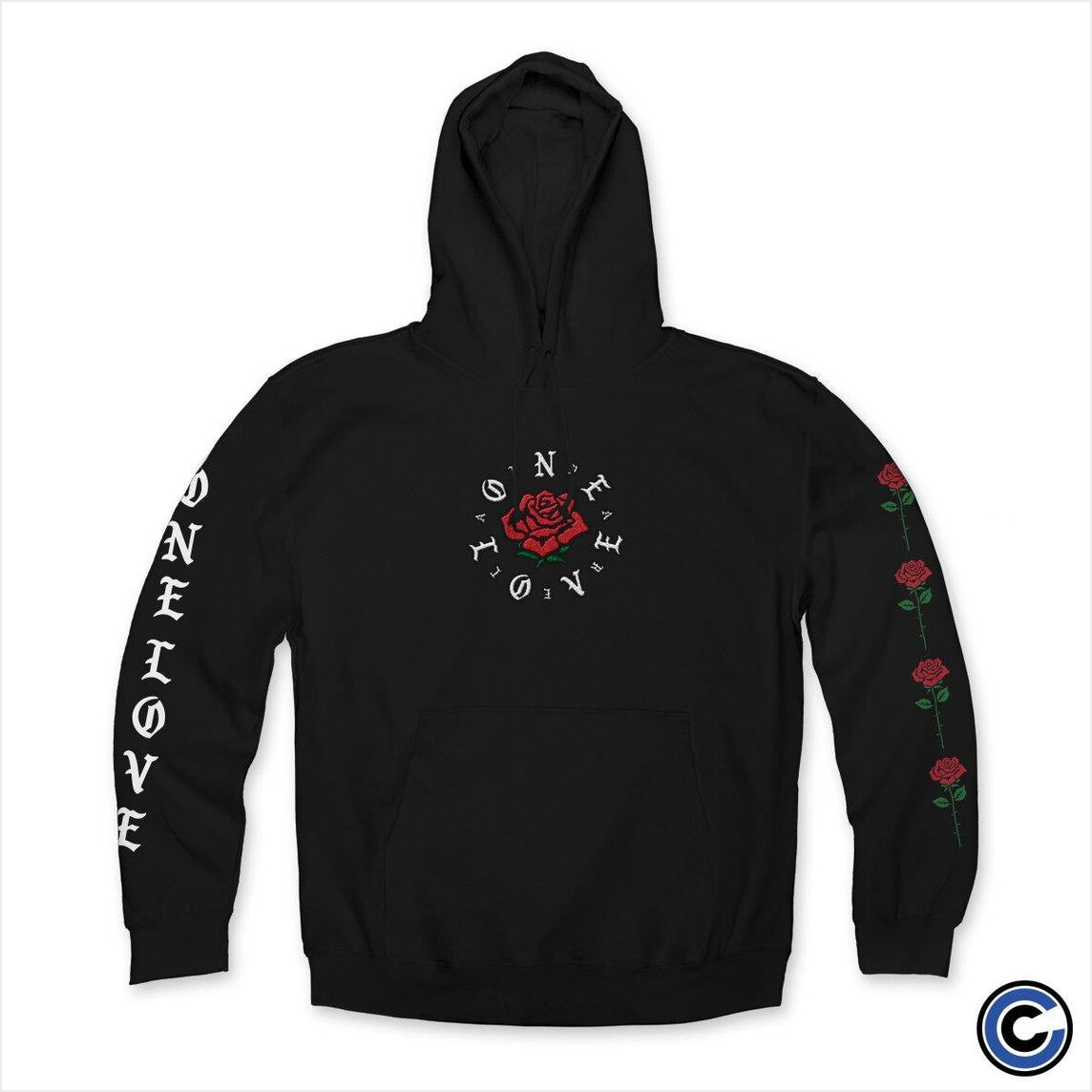 One Rose Hoodie One Love Apparel Merch One Love Apparel Hoodie Birthday Gifts For Besties