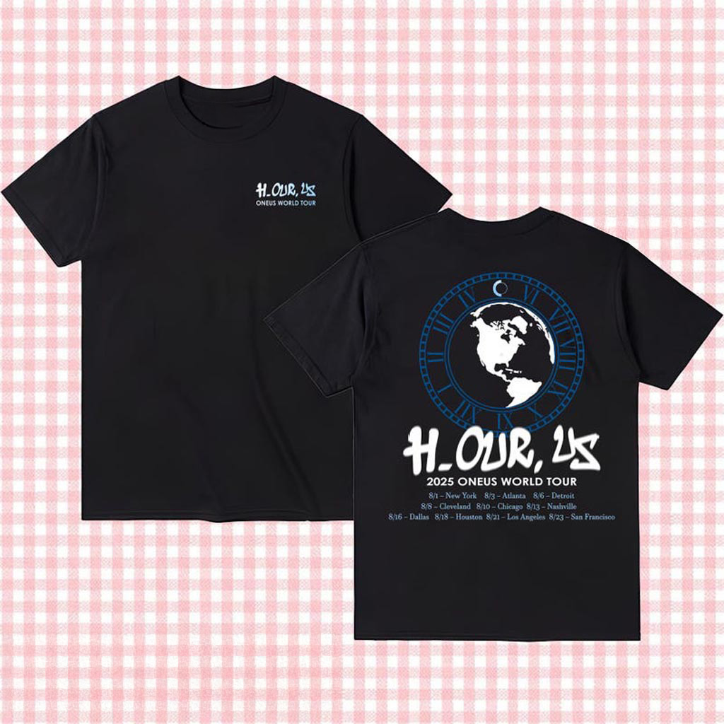 Oneus World Tour 2025 Shirt Oneus H Our Us World Tour Shirt 2025 Oneus World Tour Hour US Merch