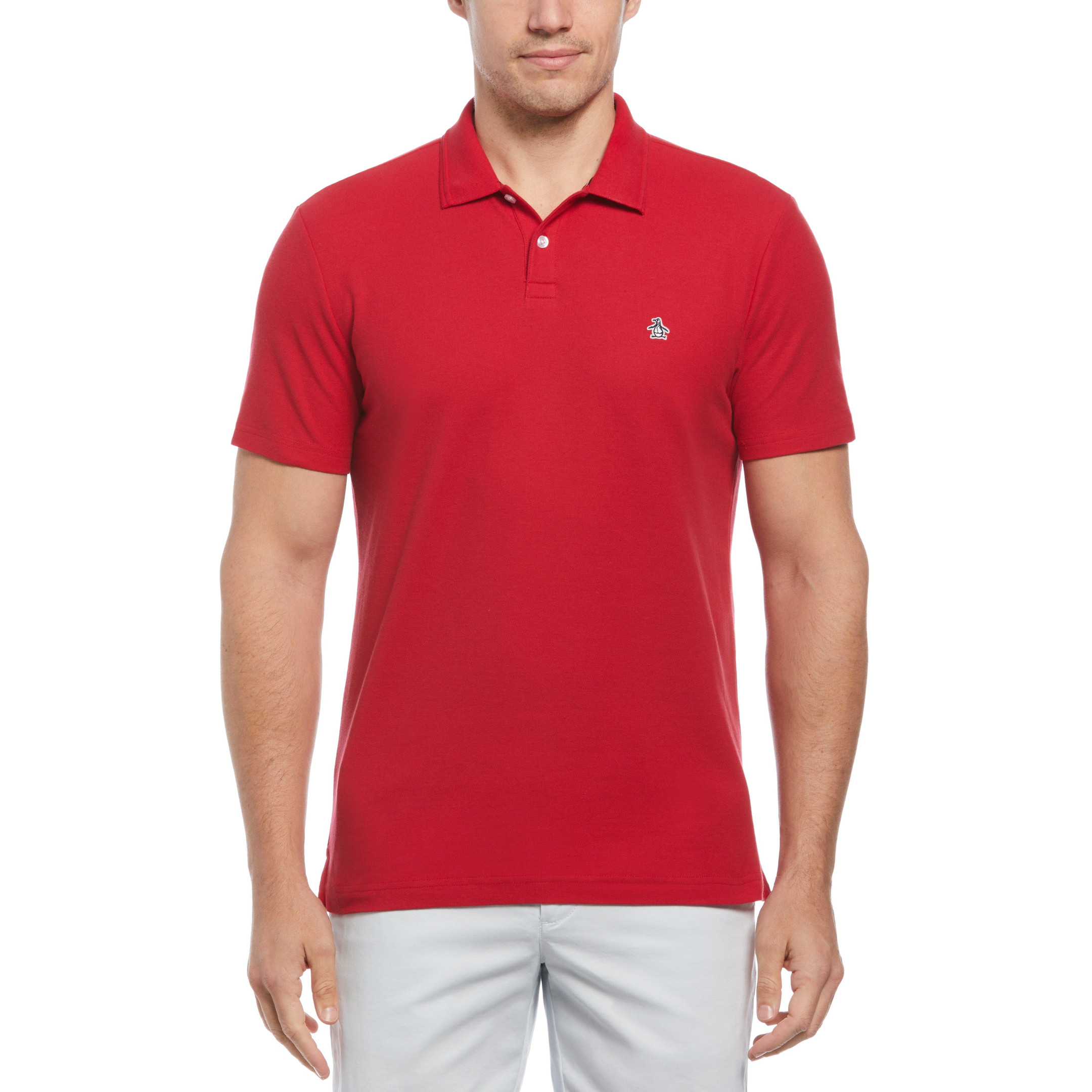 Original Penguin Polo Shirt Penguin Logo Golf Shirt Red Gifts For Golf Dad