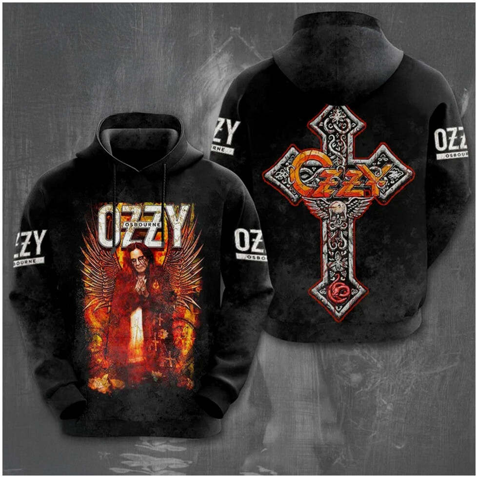 Ozzy Osbourne Band 3D Hoodie Ozzy Osbourne Merch Gift Ideas For Fans Birthday Gifts For BFF