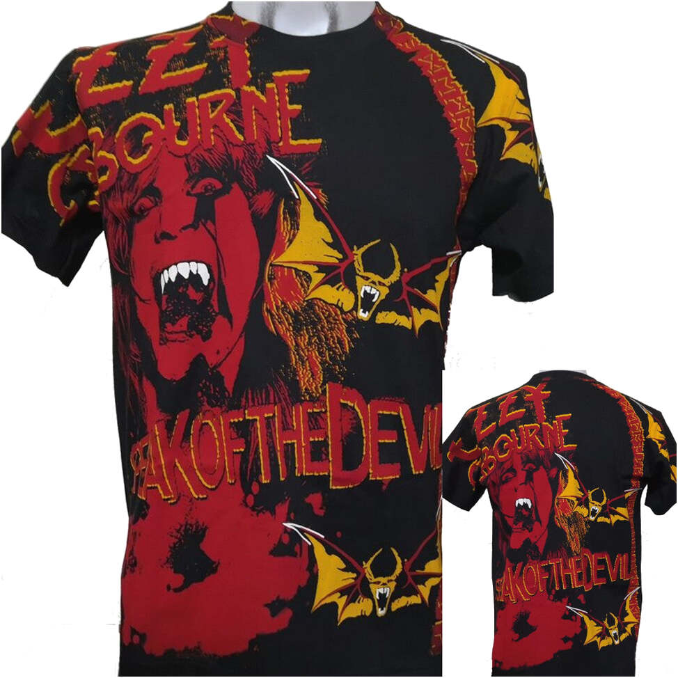 Ozzy Osbourne Shirt Black Speak Of The Devil T-Shirt Ozzy Osbourne Merch Gifts For Fans