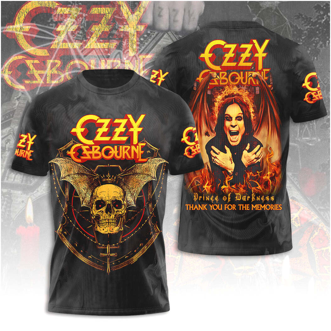 Ozzy Osbourne Thank You For The Memories T-Shirt RIP Ozzy Osbourne Shirt Gifts For Father