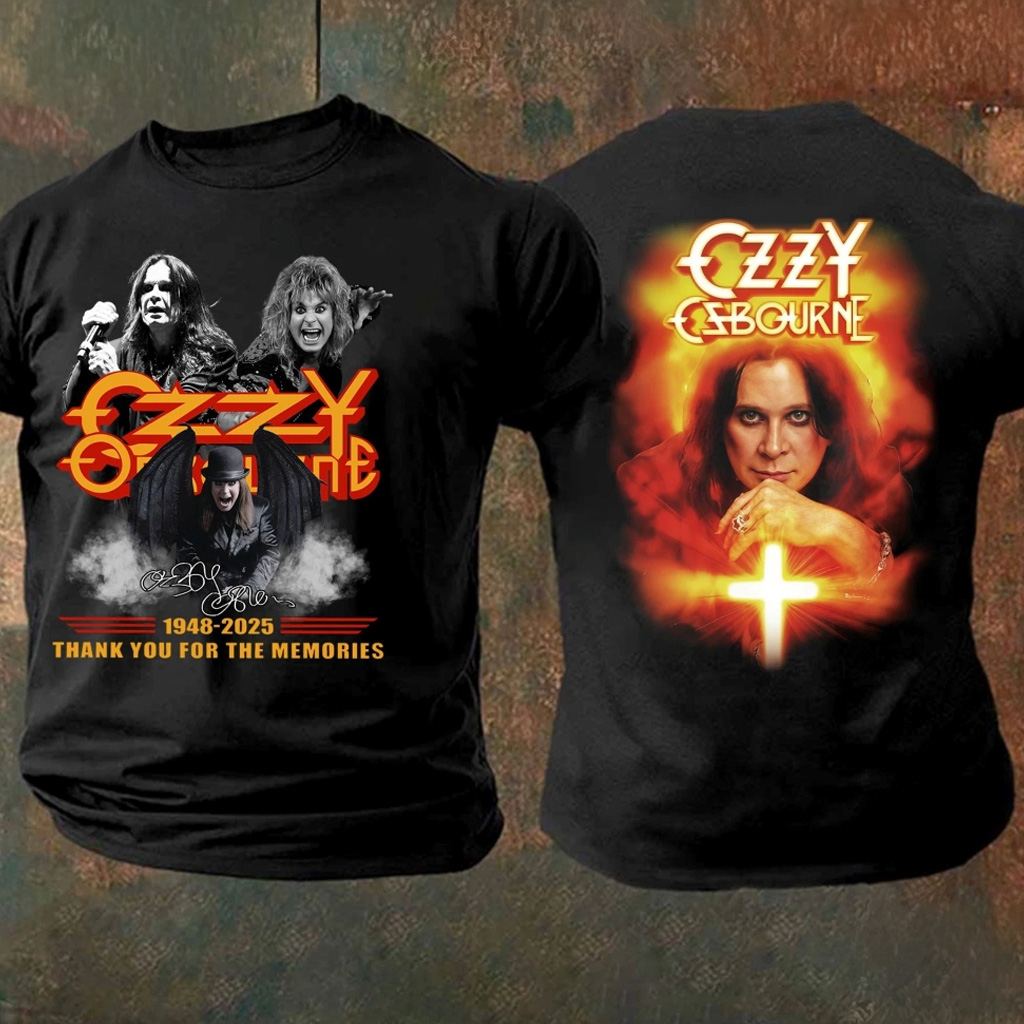 Ozzy Osbourne Thanks You For The Memories 1948 2025 T-Shirt RIP Ozzy Osbourne Merch