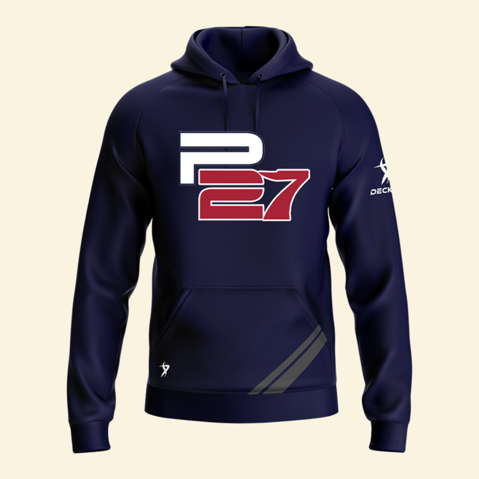 P27 Hoodie Navy P27 Merch Father's Day Presents For Husband Birthday Gifts For Him