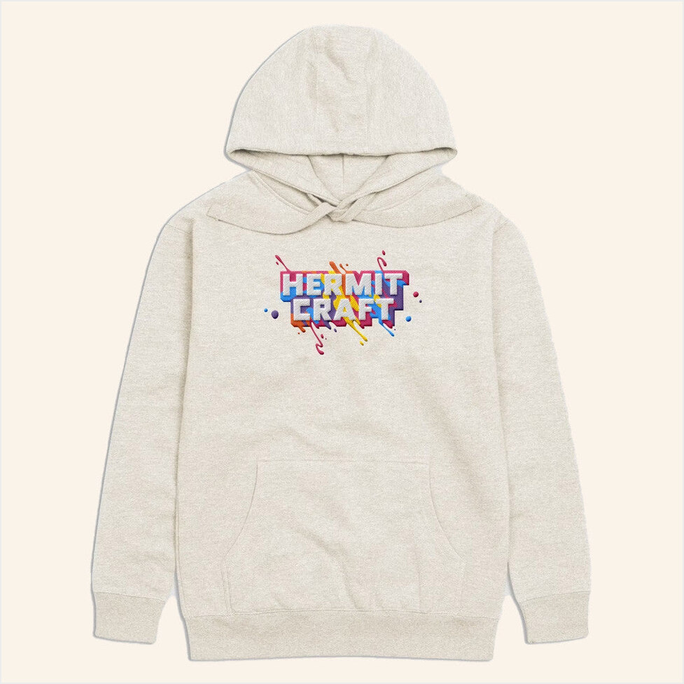 Paint Splatter Hoodie Hermitcraft Merch Unique Birthday Gifts For Boyfriend Gifts For Friends