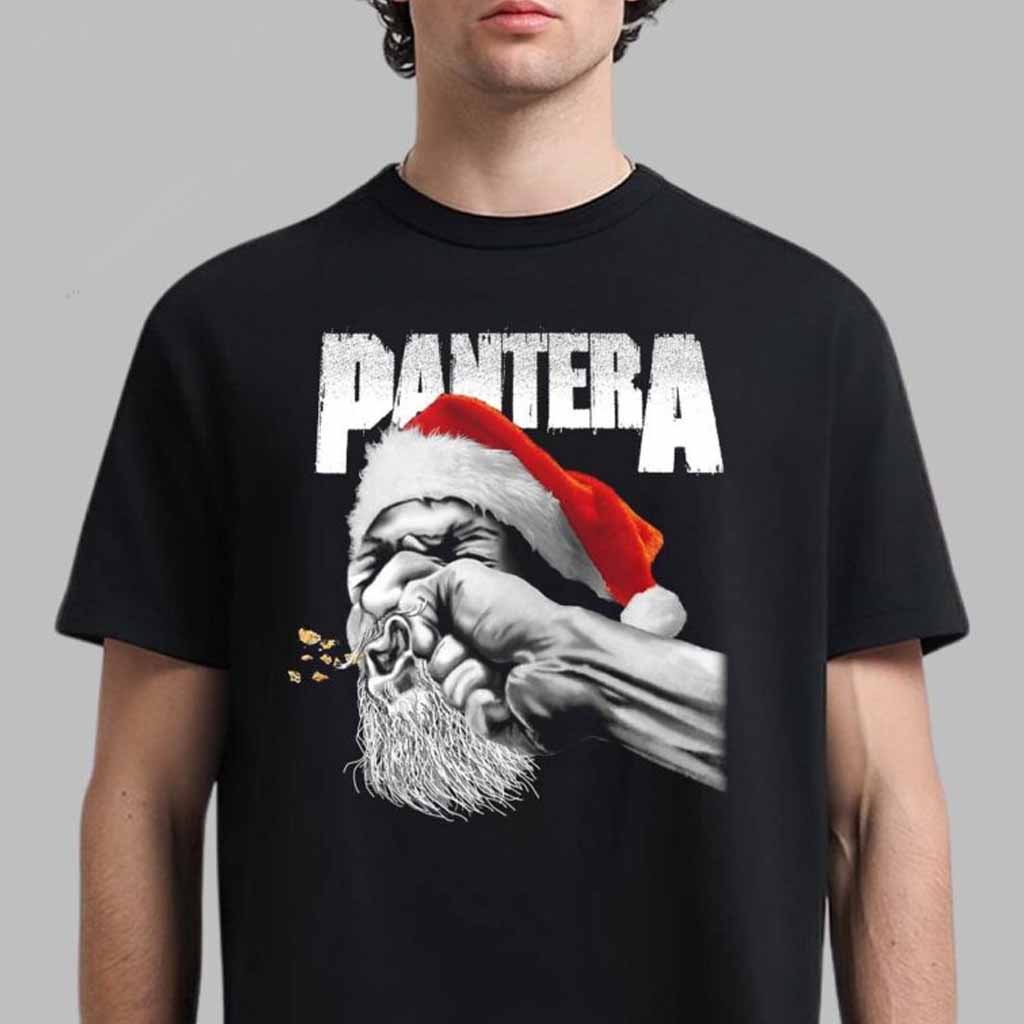 Pantera Vulgar Display Of Santa Merry Christmas 2024 T-Shirt Gifts For Friends