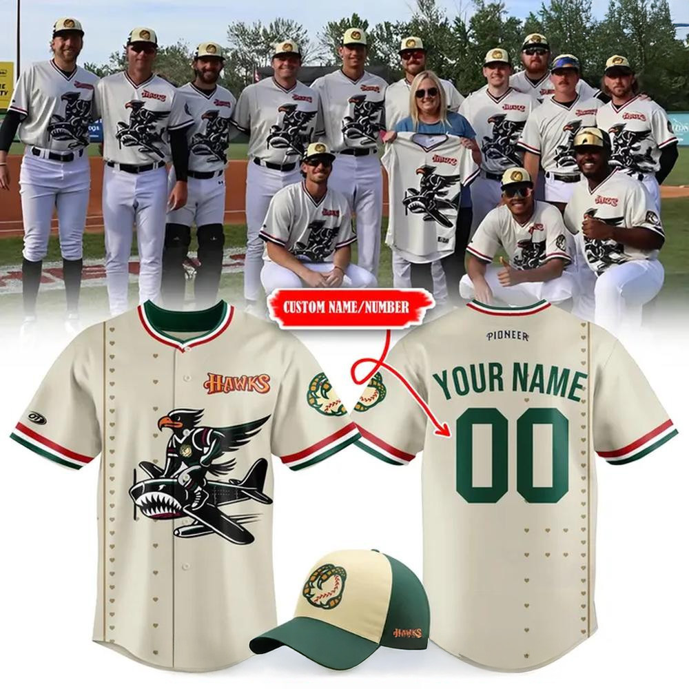 Personalized Boise Hawks x Military Night 2025 Special Jersey Boise Hawks Merch Fans Gifts