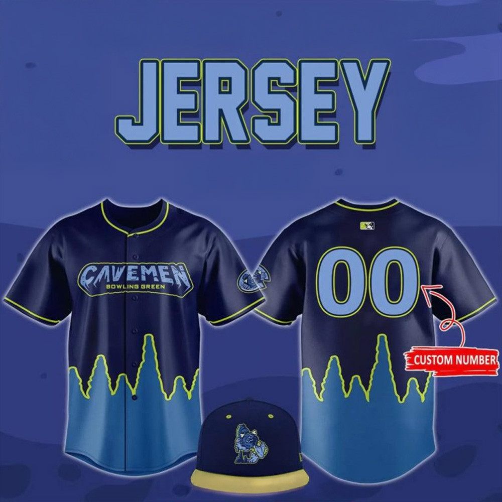 Personalized Bowling Green Cavemen 2025 Baseball Jersey Fathers Day Gift From Daughter