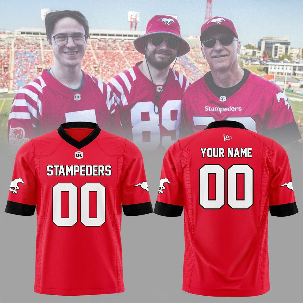 Personalized Calgary Stampeders CFL Football 2024 Jersey Calgary Stampeders Merch