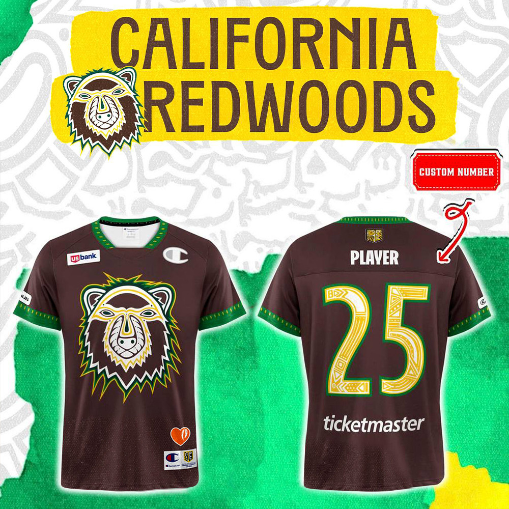 Personalized California Redwoods Indigenous Heritage Football Jersey California Redwoods Merch