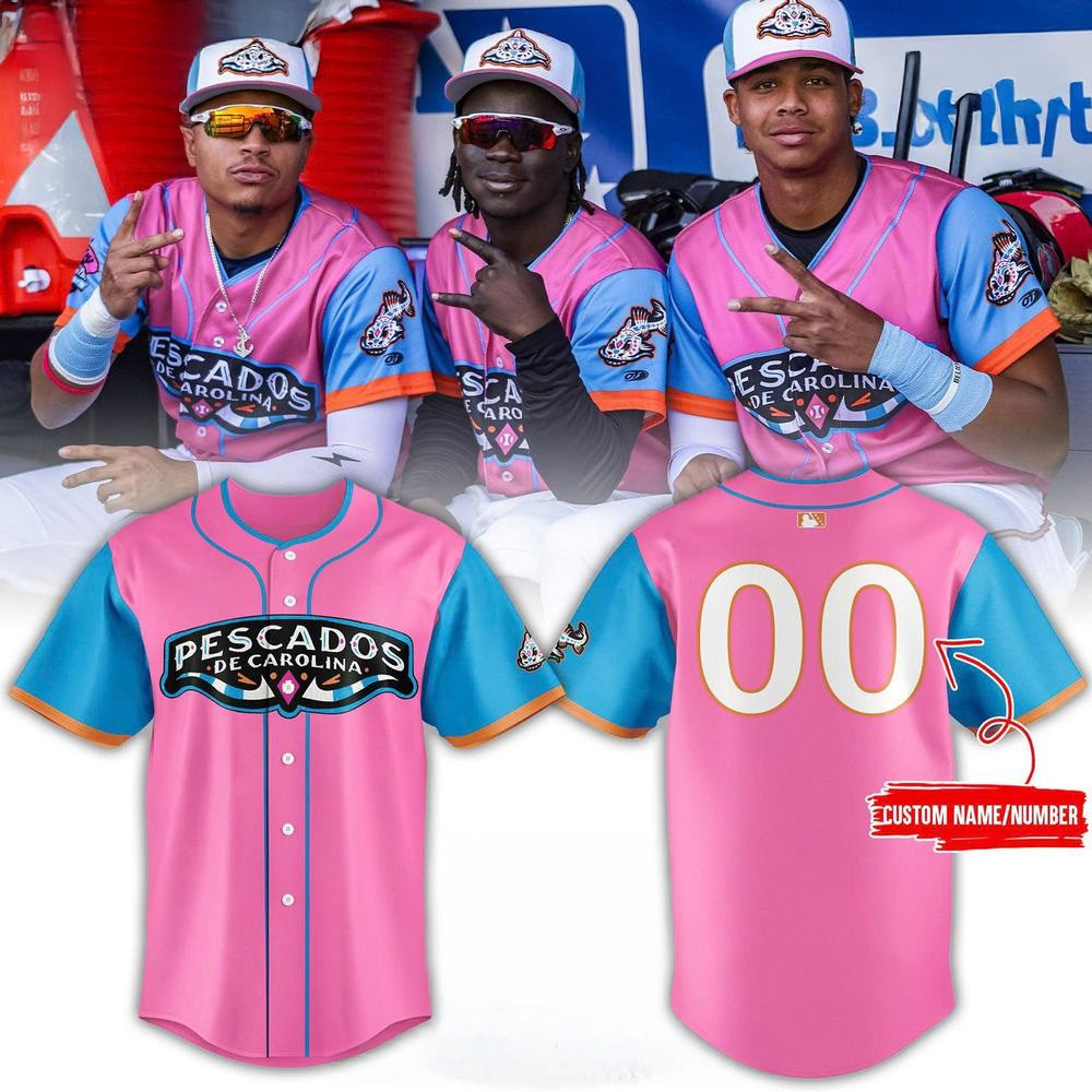 Personalized Carolina Mudcats Pescados De Carolina 2025 Jersey Carolina Mudcats Merch