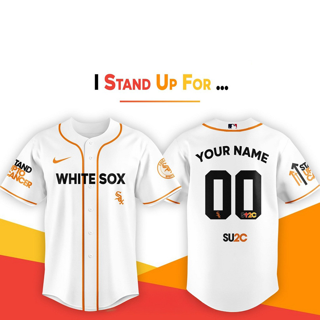 Personalized Chicago White Sox X Stand Up To Cancer 2025 Baseball Jersey White Sox Merch
