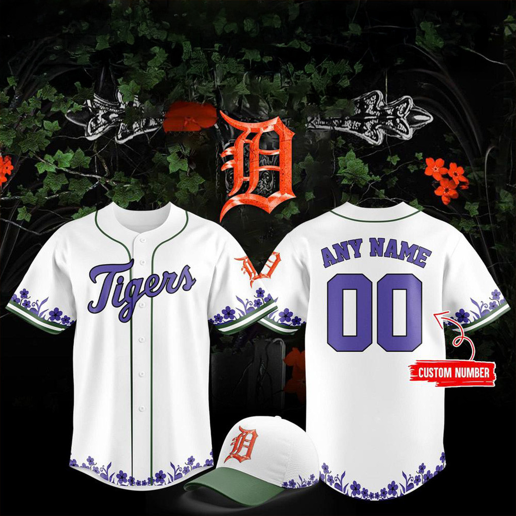 Personalized Detroit Tigers Book Club Night Baseball Jersey Detroit Tigers Merch For Fans