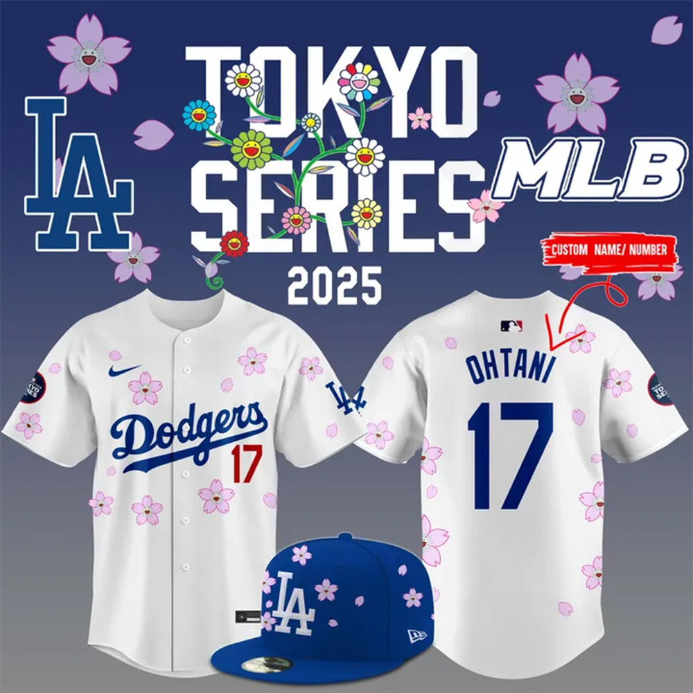 Personalized Dodgers World Tour Tokyo Series 2025 Jersey Gifts For Baseball Lovers