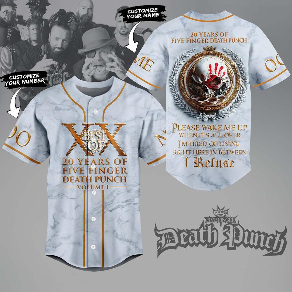 Personalized FFDP I Refuse 20 Years Anniversary Baseball Jersey FFDP Merch Gifts For Fans