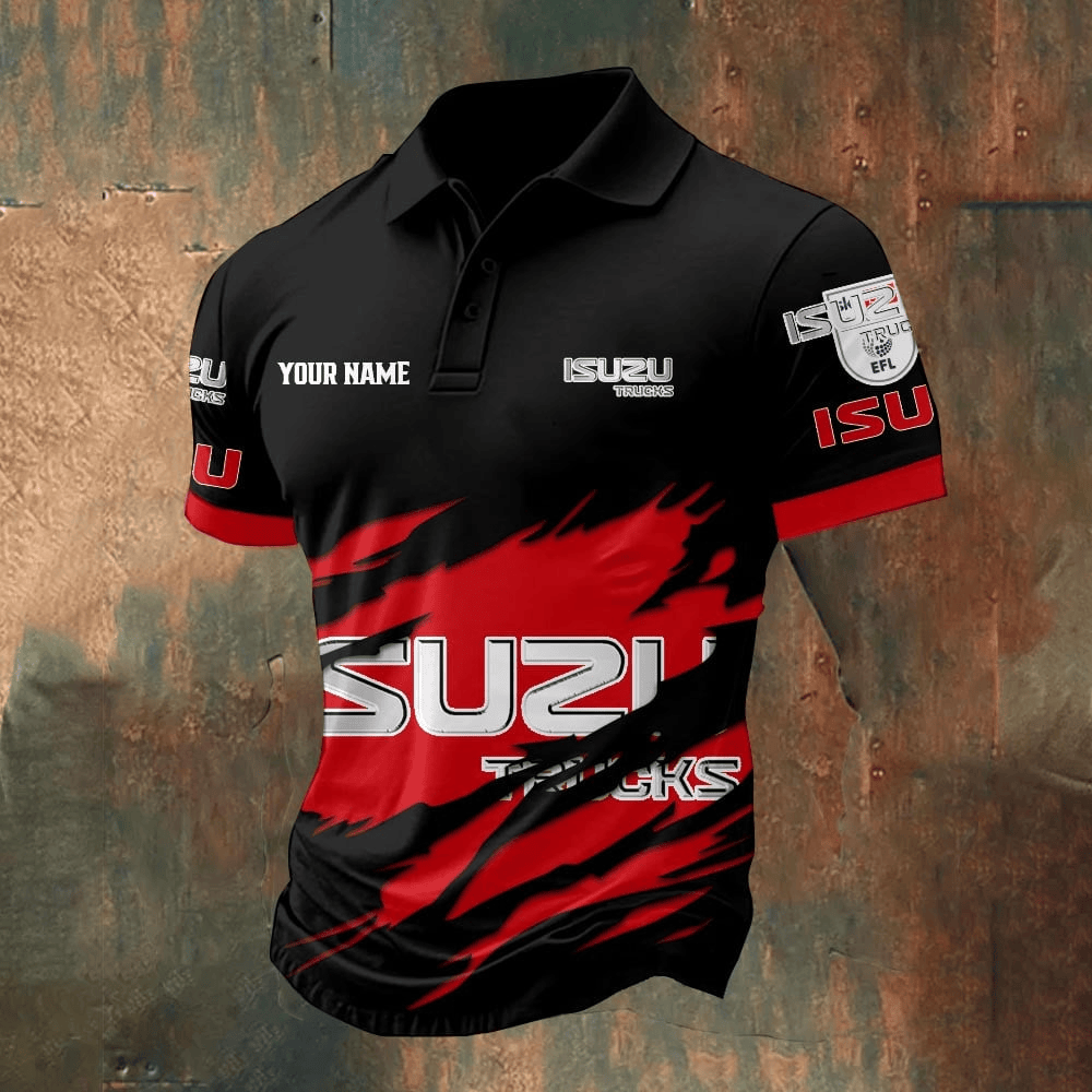 Personalized Isuzu Trucks Polo Shirt Isuzu Merch Good Fathers Day Gifts