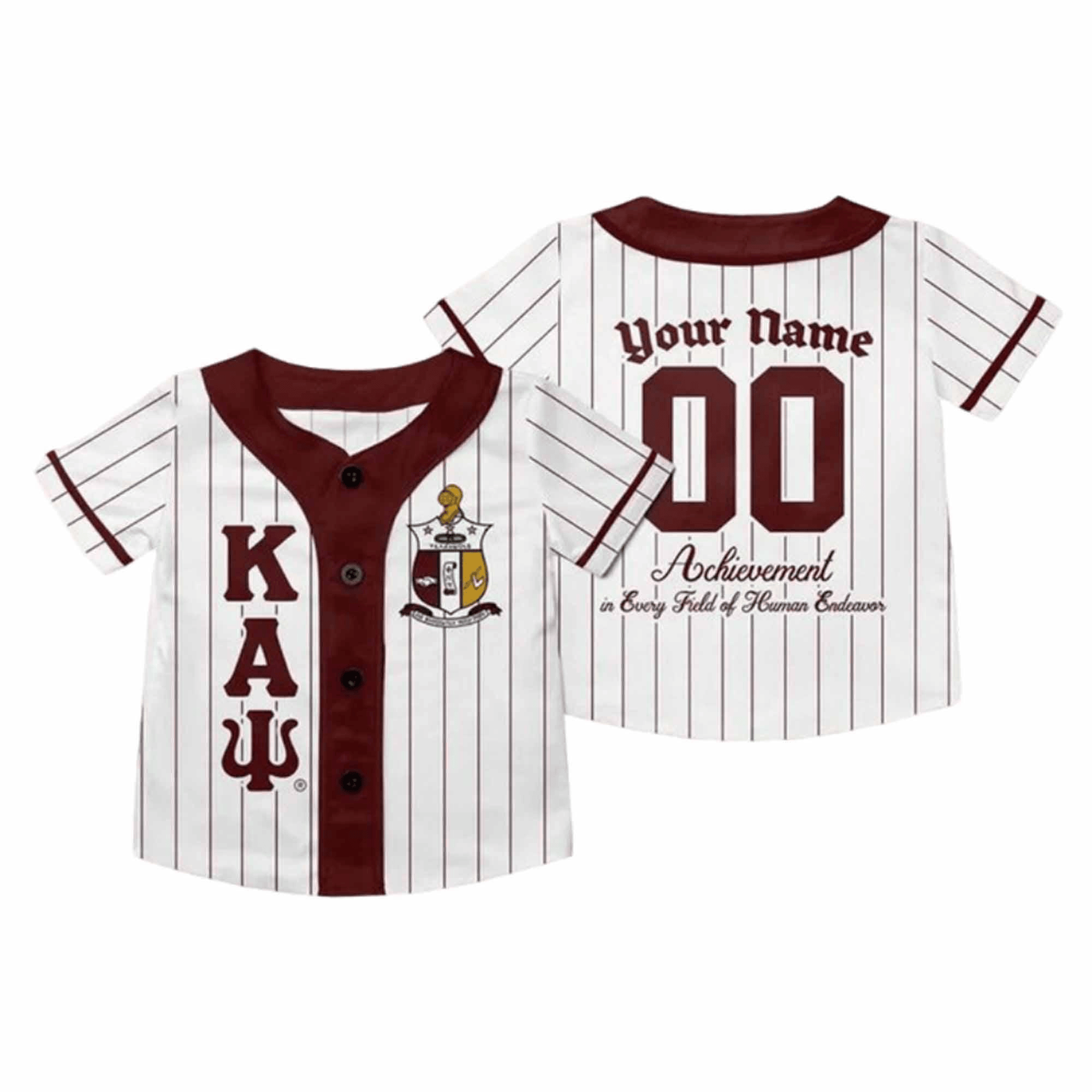 Personalized Kappa Alpha Psi Fraternity Baseball Jersey Gifts For Dad