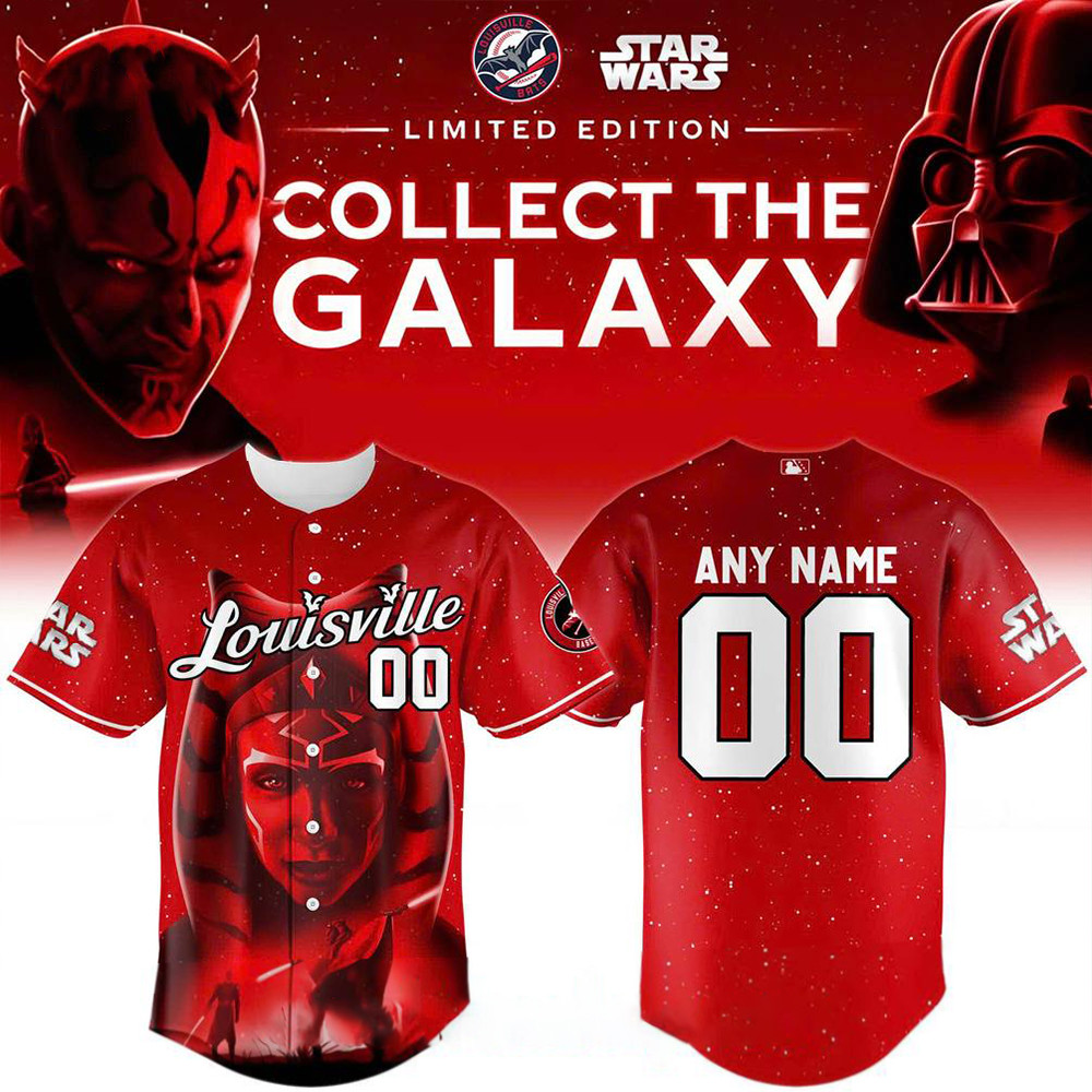 Personalized Louisville Bats X Star Wars Baseball Jersey 2025 Fan Merch Dad Gifts