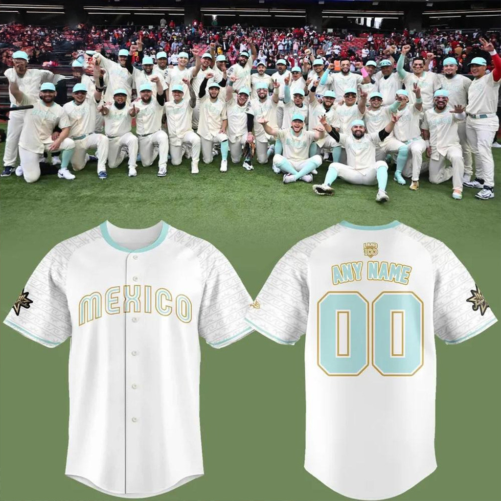 Personalized Mexico National Team League All Star Game 2025 Baseball Jersey Fan Merch