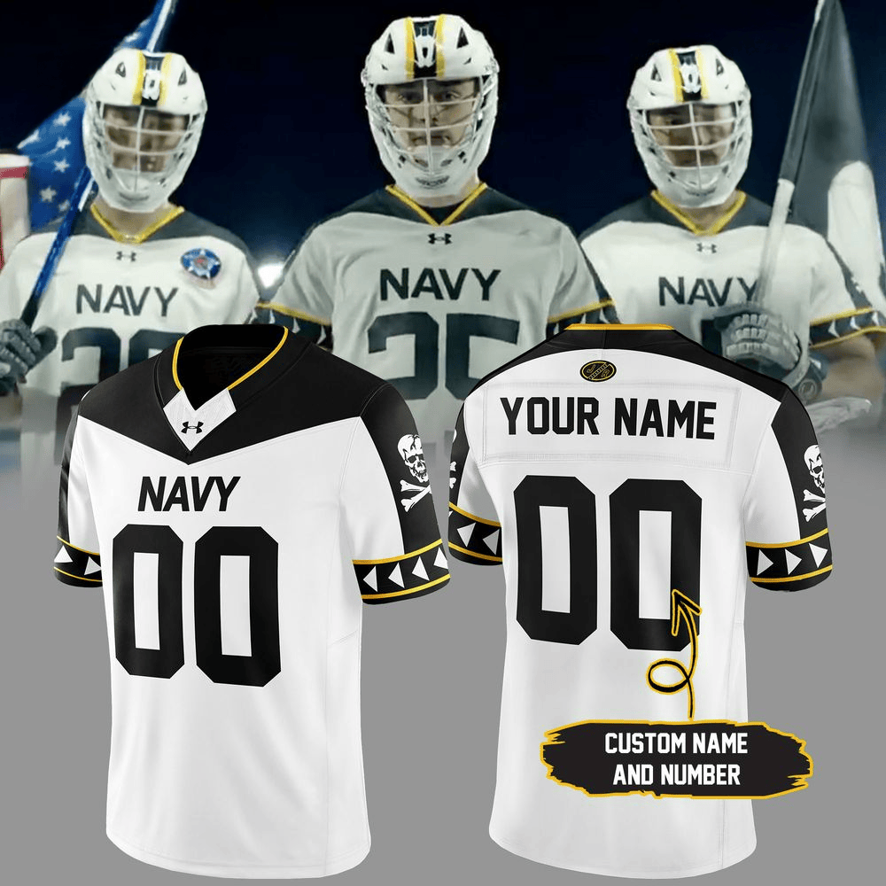Personalized Navy Midshipmen NCAA Football Special Jersey 2025 Navy Midshipmen Merch Dad Gifts
