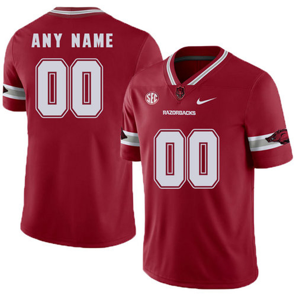 Personalized Nike Arkansas Razorbacks Jersey Football Fan Gift Ideas
