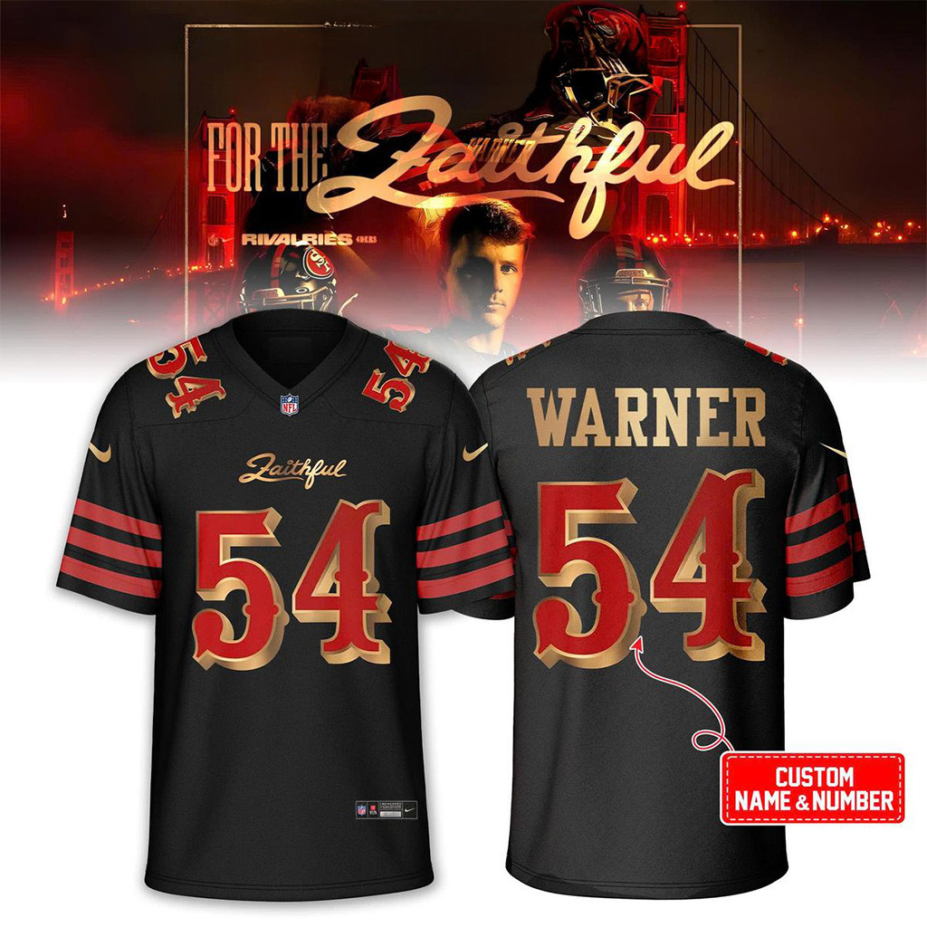 Personalized San Francisco 49Ers Faithful Football Jersey San Francisco 49Ers Merch
