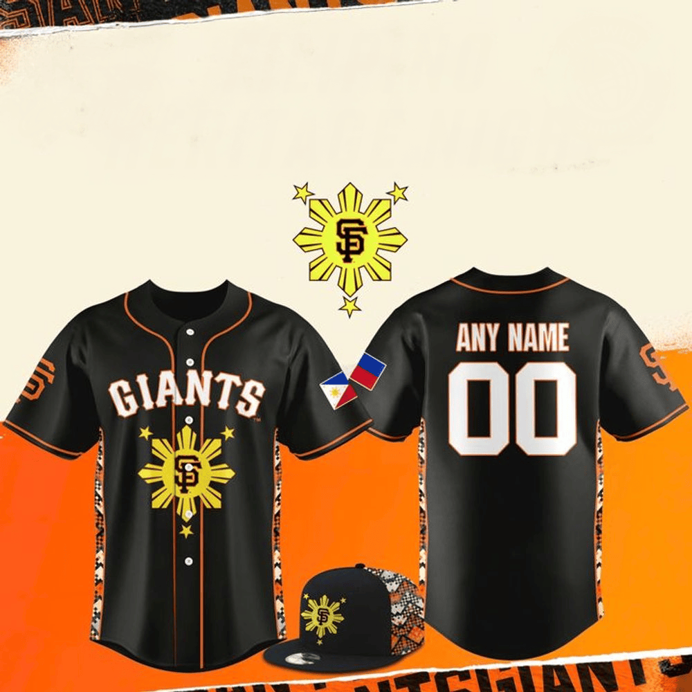 Personalized San Francisco Giants X Filipino Heritage Night Jersey San Francisco Giants Merch