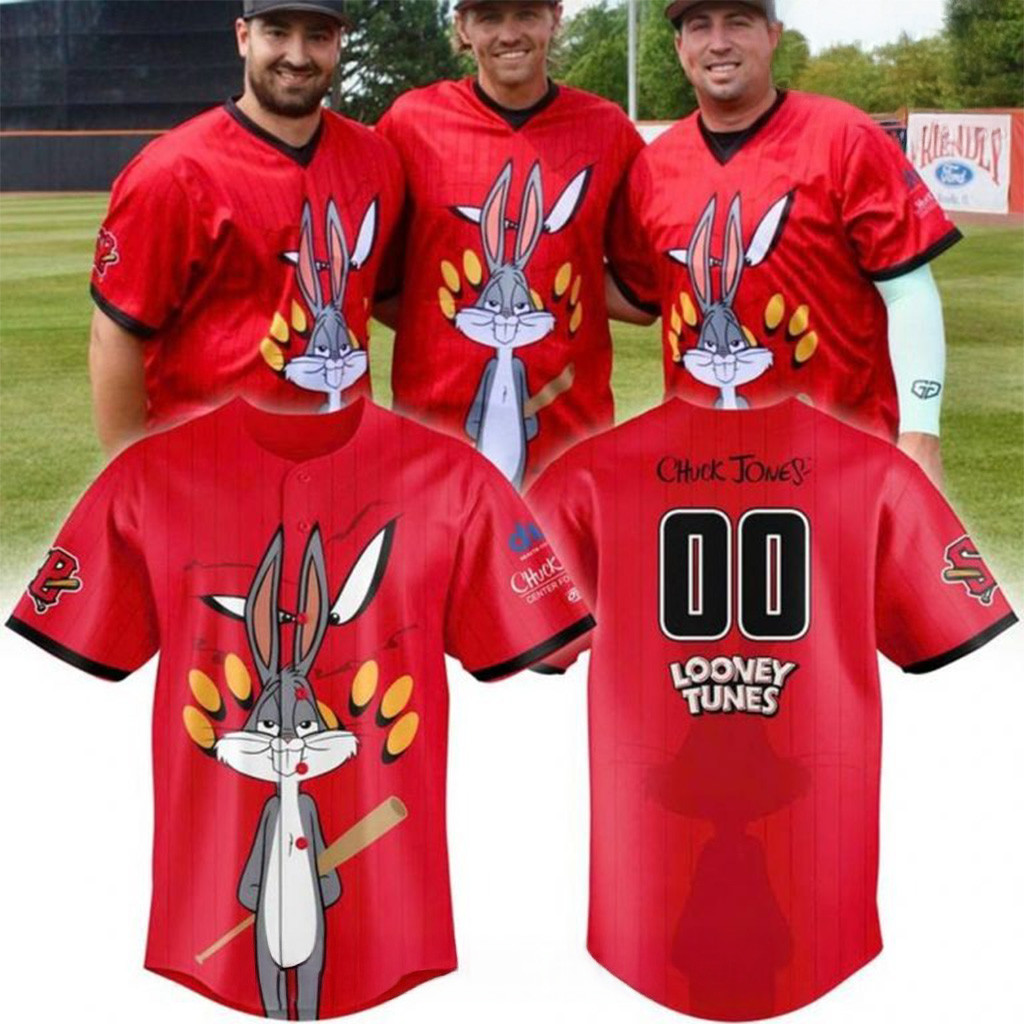 Personalized Schaumburg Boomers X Looney Tunes 2025 Jersey Gifts For Boyfriend