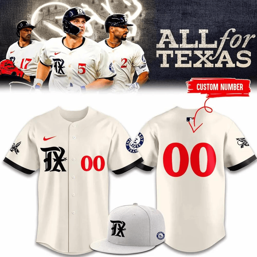 Personalized Texas Rangers City Connect Uniform Baseball Jersey Texas Rangers Merch