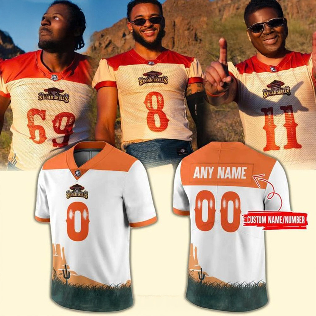 Personalized Tucson Sugar Skulls x 2025 Western Night Special Football Jersey Skulls Merch