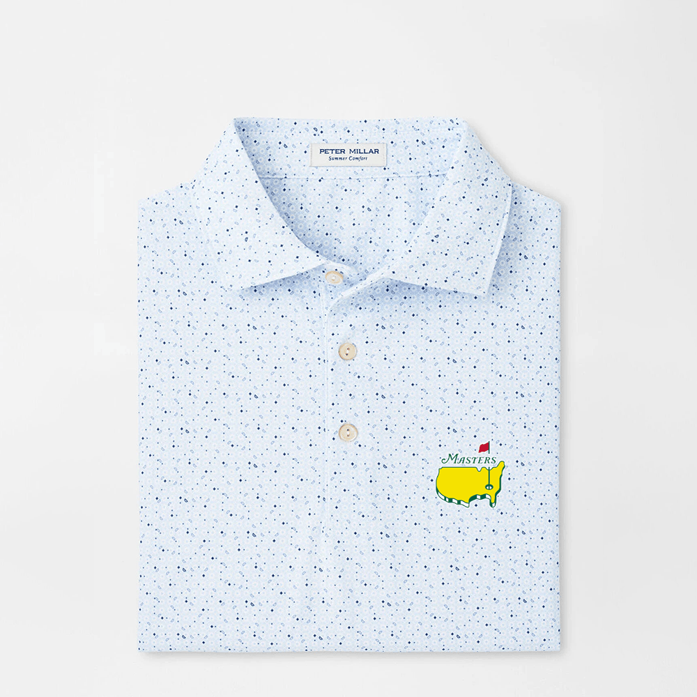 Peter Millar Masters Polo Shirt White Official Masters Merchandise Best Golf Gifts For Dad