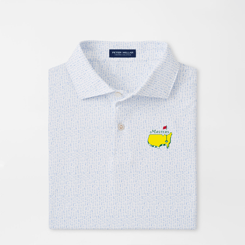 Peter Millar Masters Polo Shirt White Official Masters Merchandise Gift Ideas For Golf Lovers