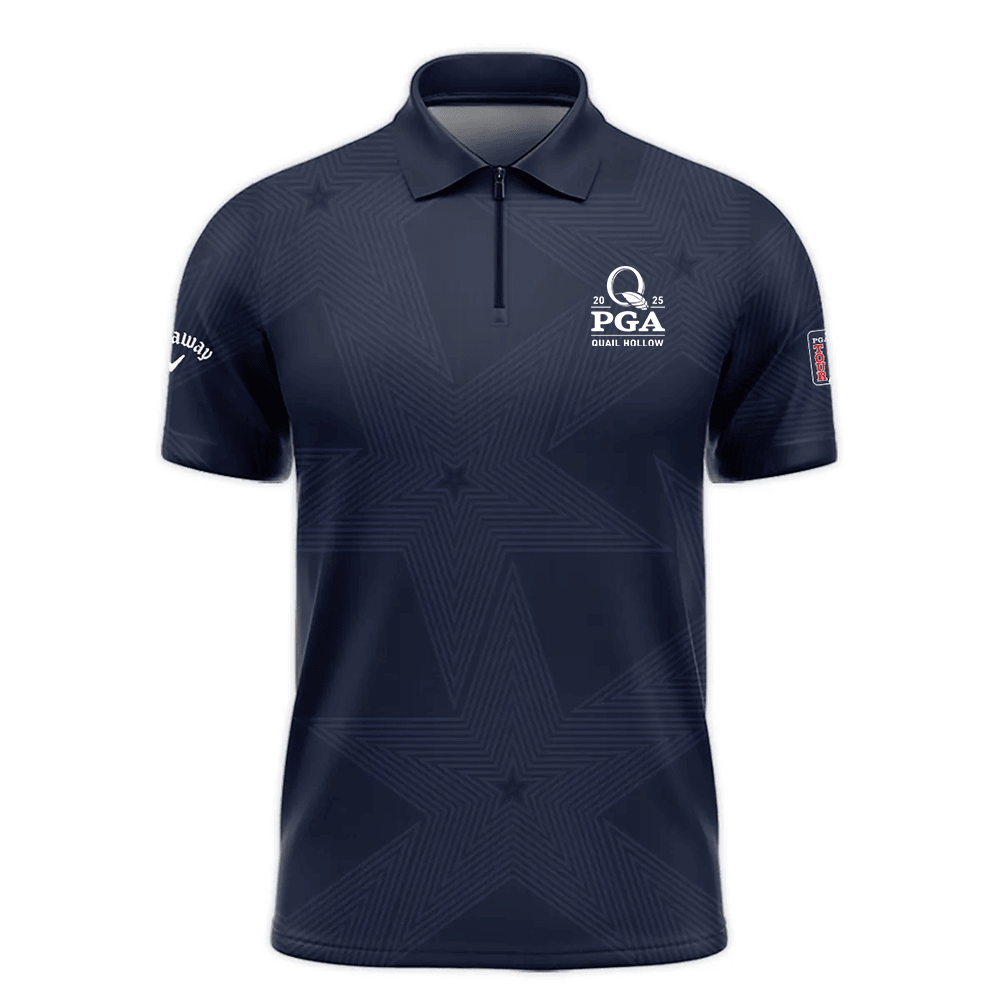 PGA Championship 2025 Merch PGA Championship Callaway Zip Polo Shirt Good Golf Gifts For Dad