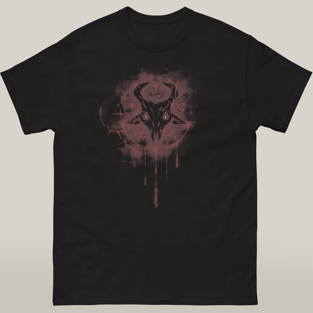 Phasmophobia Merch Baphomet Goat Skull Best Occult Fashion Gifts