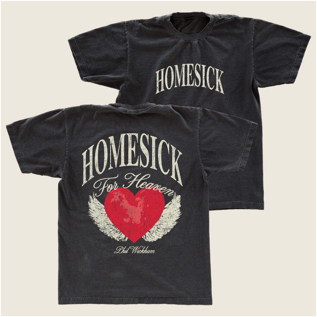 Phil Wickham Merch Heart Ache T-Shirt Homesick For Heaven Shirt Best Gifts For Her