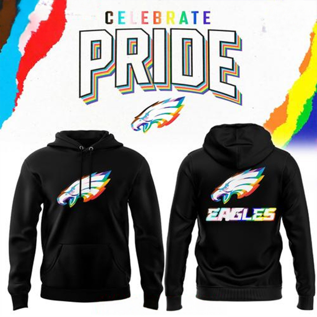 Philadelphia Eagles Celebrate Pride 2025 Hoodie Philadelphia Eagles Merch Gifts For Fans