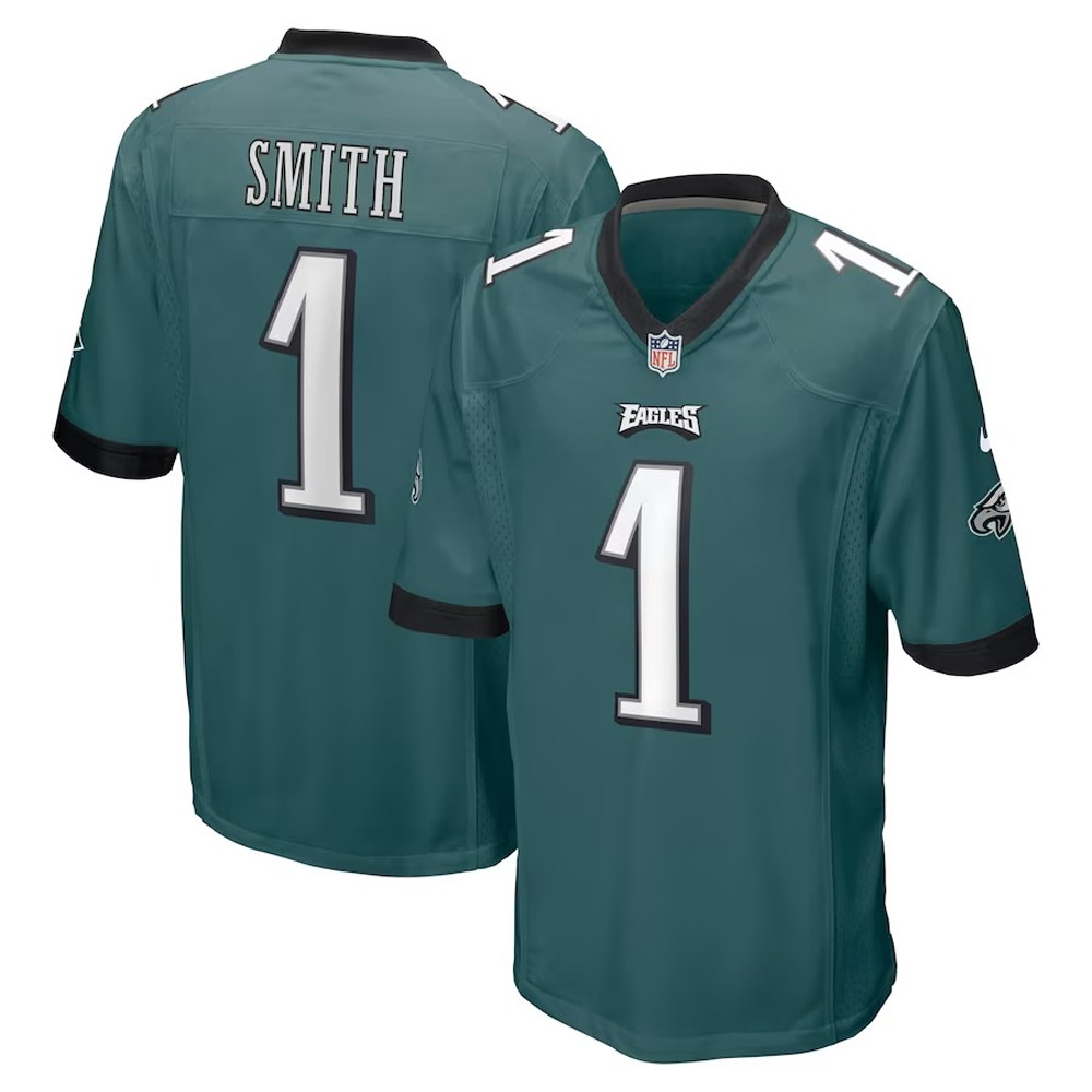 Philadelphia Eagles Nolan Smith Nike Midnight Green 2023 Nfl Jersey Good Father's Day Presents