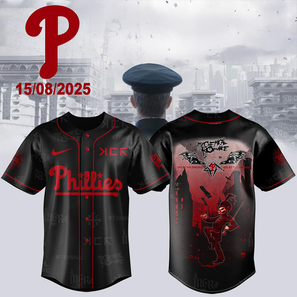 Philadelphia Phillies My Chemical Romance 2025 Jersey