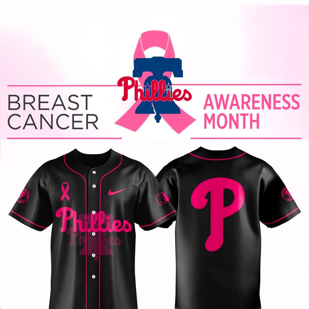 Philadelphia Phillies X Breast Cancer Awareness Month Jersey Philadelphia Phillies Merch