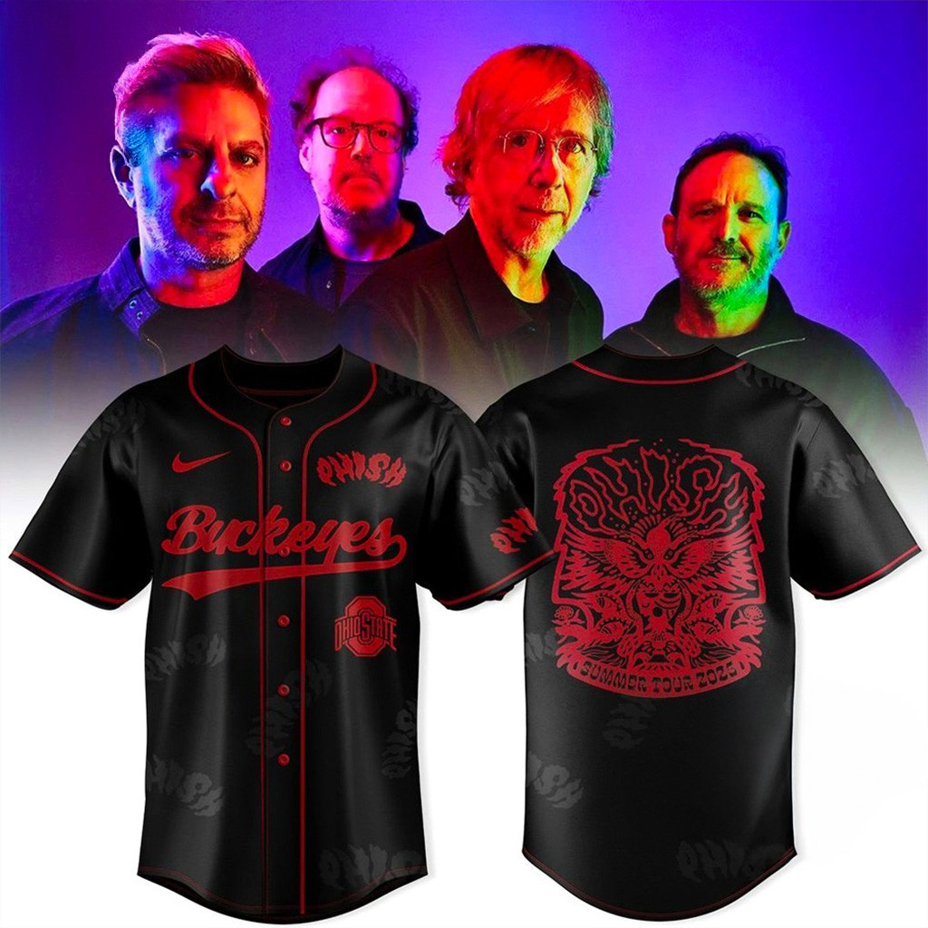 Phish Buckeyes Summer Tour 2025 Jersey Fan Merch Gift Ideas For Husband