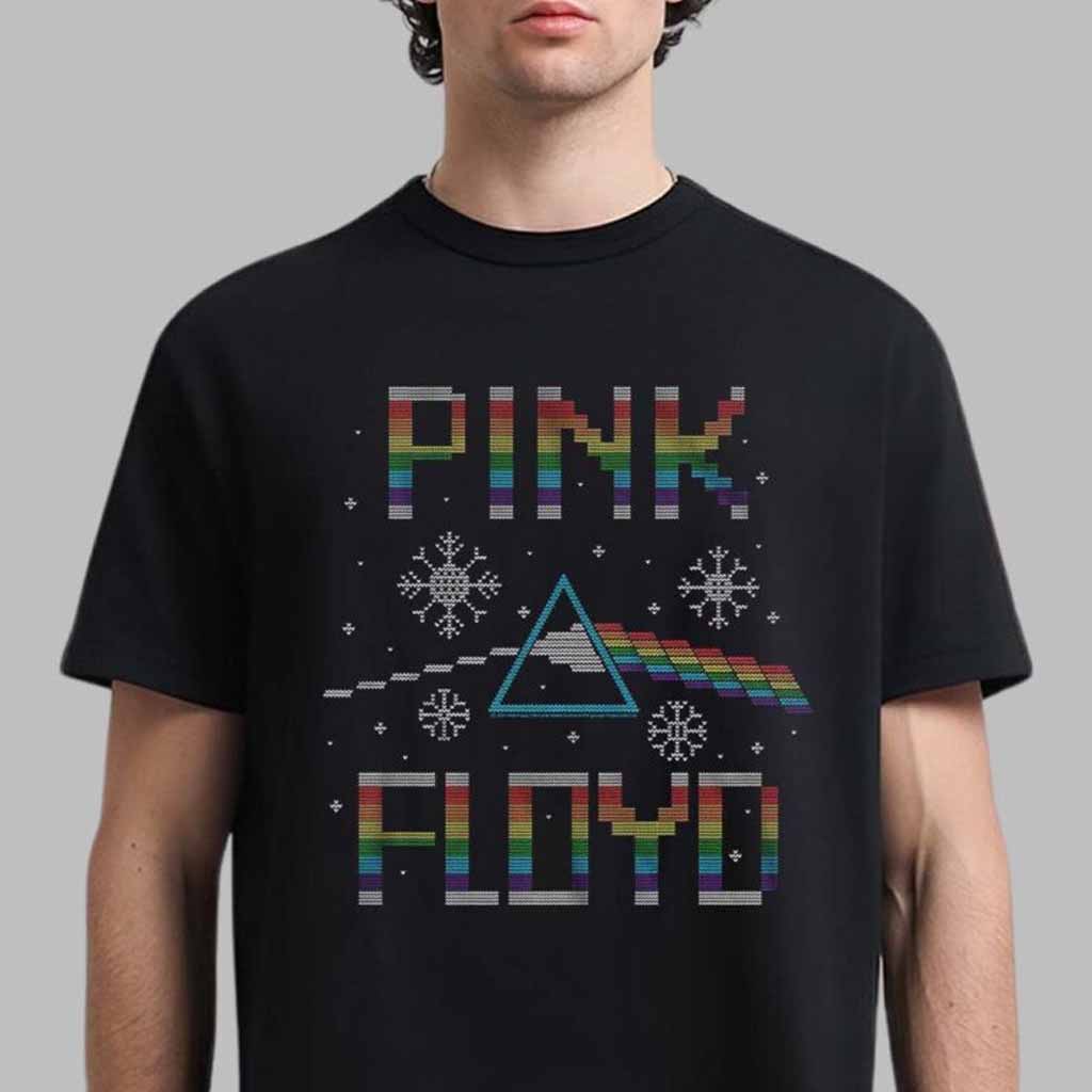 Pink Floyd Christmas T-Shirt Pink Floyd Merch Christmas Gifts For Music Fans