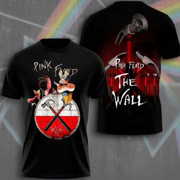 Pink Floyd Merch Pink Floyd The Wall T-Shirt Best Father's Day Gifts For Rock Band Fans
