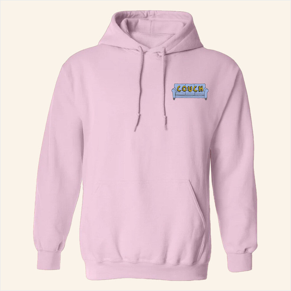 Pink Hoodie Couch The Band Merch Gift Ideas For Girlfriend Birthday Gifts For Besties