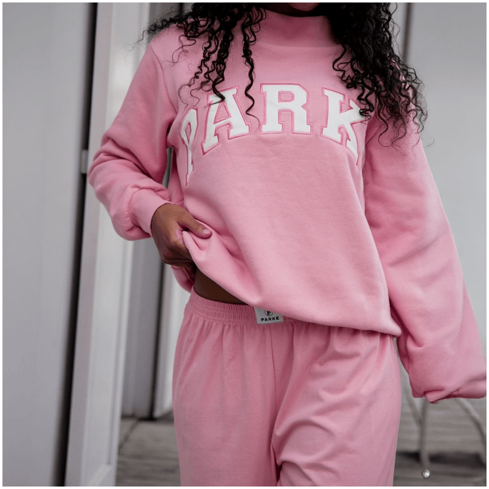 Pink Parke Sweatshirt Parke Summer Drop Good Gifts For Wife Birthday Gifts For Best Friend