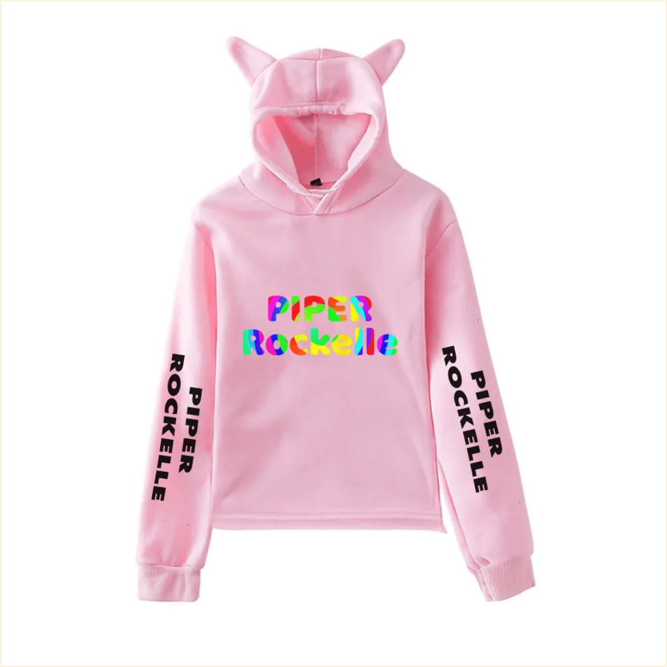 Piper Rockelle Cat Ear Hoodie Piper Rockelle Merch Mother's Day Birthday Gifts For Brother