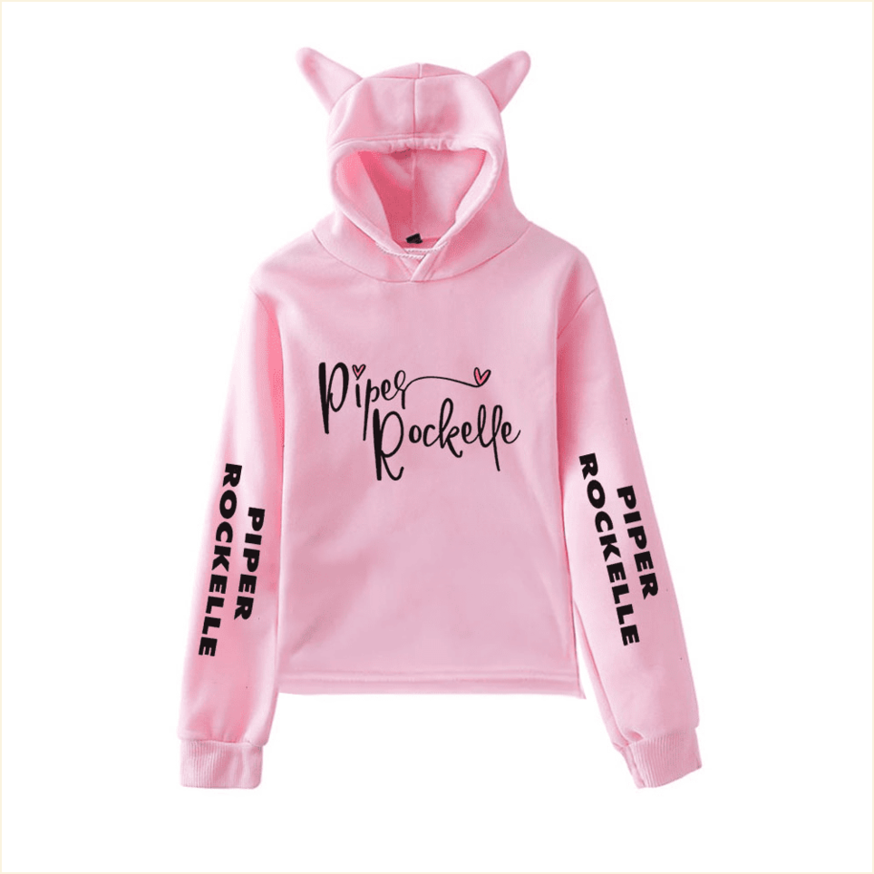 Piper Rockelle Cat Ear Hoodie Piper Rockelle Merch Mother's Day Birthday Gifts For Daughter